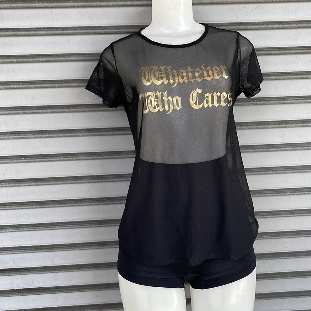 Color Code Sheer Top Size M - Picture 2 of 6
